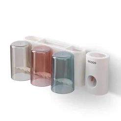 The Blissful Bath Badezimmer-Zahnbürstenhalter – Multifunktionaler Badezimmer-Organizer und Aufbewahrungslösung