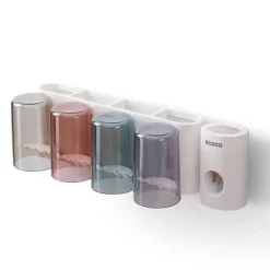 The Blissful Bath Badezimmer-Zahnbürstenhalter – Multifunktionaler Badezimmer-Organizer und Aufbewahrungslösung