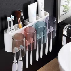 The Blissful Bath Badezimmer-Zahnbürstenhalter – Multifunktionaler Badezimmer-Organizer und Aufbewahrungslösung