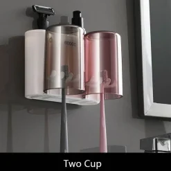 The Blissful Bath Badezimmer-Zahnbürstenhalter – Multifunktionaler Badezimmer-Organizer und Aufbewahrungslösung