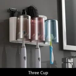 The Blissful Bath Badezimmer-Zahnbürstenhalter – Multifunktionaler Badezimmer-Organizer und Aufbewahrungslösung