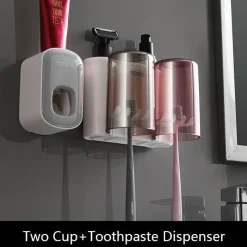 The Blissful Bath Badezimmer-Zahnbürstenhalter – Multifunktionaler Badezimmer-Organizer und Aufbewahrungslösung