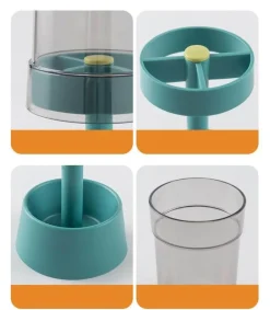 The Blissful Bath Badezimmer-Zahnbürstenhalter – Staubdichter Badezimmer-Organizer