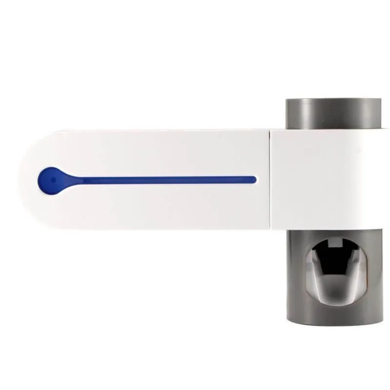 The Blissful Bath Badezimmer-Zahnbürsten-Organizer – Desinfektionshalter zur Wandmontage