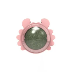 TailTrend Haustierspielzeug-Zahnpflege-Kauball mit Katzenminze – 360° drehbares Katzenspielzeug für gesunde Zähne