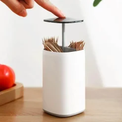 Tom Küche & Esszimmer-Zahnstocherhalter-Spender - Pop-up-Desktop-Organizer