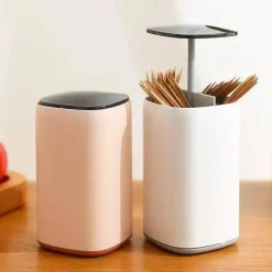 Tom Küche & Esszimmer-Zahnstocherhalter-Spender - Pop-up-Desktop-Organizer