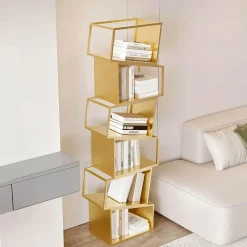 The Lounge Loft Möbel-Zane Bücherregal – Modernes Bücherregal aus Holz