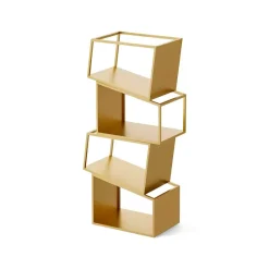 The Lounge Loft Möbel-Zane Bücherregal – Modernes Bücherregal aus Holz