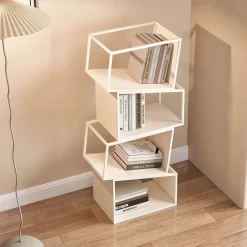 The Lounge Loft Möbel-Zane Bücherregal – Modernes Bücherregal aus Holz