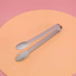 Tom Küche & Esszimmer-Zange aus Edelstahl – vielseitiges Küchenwerkzeug für Lebensmittel, Eis