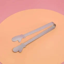 Tom Küche & Esszimmer-Zange aus Edelstahl – vielseitiges Küchenwerkzeug für Lebensmittel, Eis