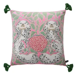 Pillow Haven Bettzeug-Zebra Kissenbezug - Orange Floral Animal Kingdom Dekor