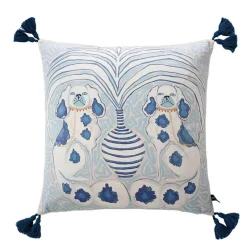 Pillow Haven Bettzeug-Zebra Kissenbezug - Orange Floral Animal Kingdom Dekor