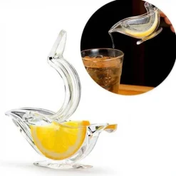 The Culinary Kit Küche & Esszimmer-Zitronenpresse aus Acryl - Transparente Zitruspresse