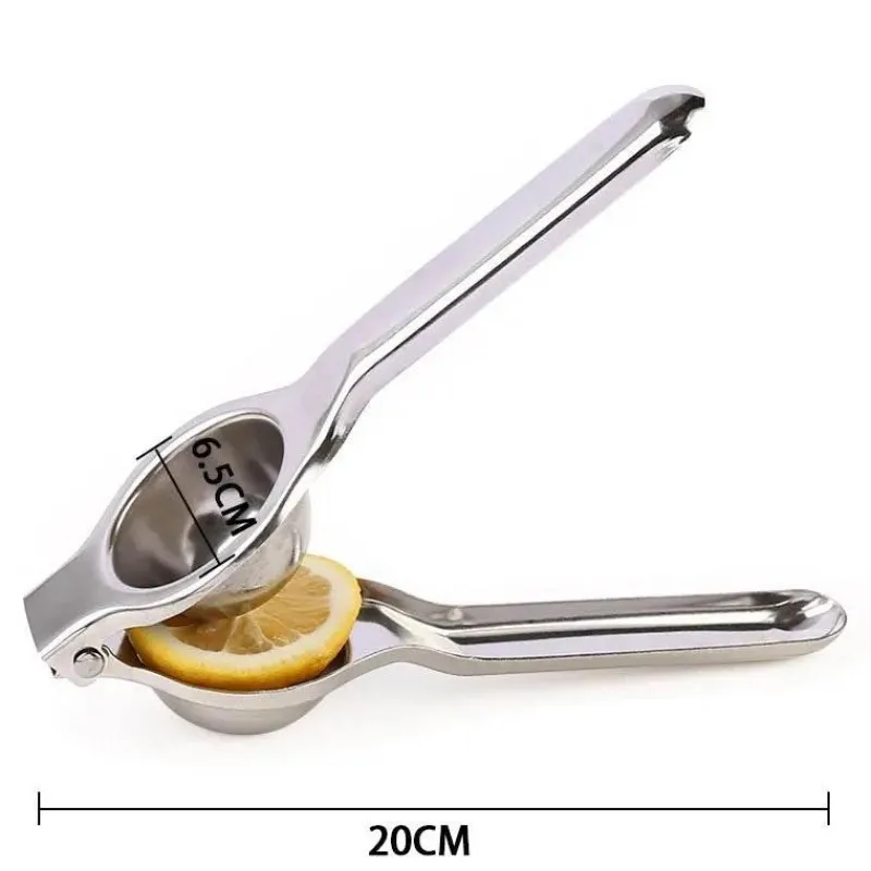 Tom Küche & Esszimmer-Zitronenpresse aus Edelstahl, manuelle Zitruspresse