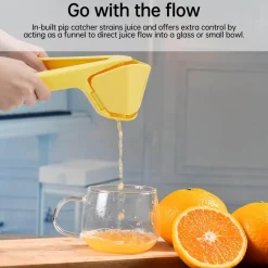 The Culinary Kit Küche & Esszimmer-Zitruspresse – Handpresse, natürliches Fruchtpresse-Werkzeug
