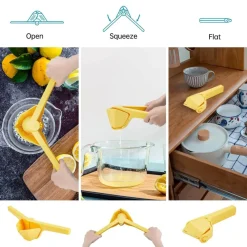 The Culinary Kit Küche & Esszimmer-Zitruspresse – Handpresse, natürliches Fruchtpresse-Werkzeug