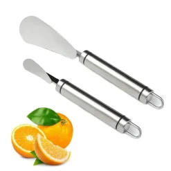 Tom Küche & Esszimmer-Zitrusschälmesser aus Edelstahl – Küchenwerkzeug für Orangen und Zitronen