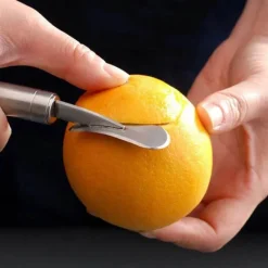 Tom Küche & Esszimmer-Zitrusschälmesser aus Edelstahl – Küchenwerkzeug für Orangen und Zitronen