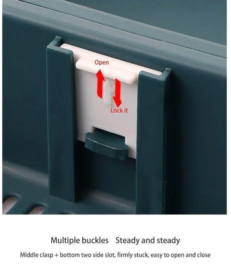 The Decor Haven Küche & Esszimmer-Zusammenklappbarer Abflusskorb – faltbares Küchenspülensieb