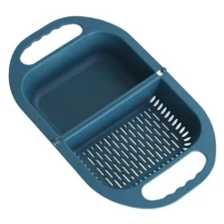 Deco Küche & Esszimmer-Zusammenklappbarer Abtropfkorb zum Waschen von Obst und Gemüse – platzsparendes Küchenutensil