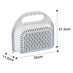 Deco Küche & Esszimmer-Zusammenklappbarer Abtropfkorb zum Waschen von Obst und Gemüse – platzsparendes Küchenutensil