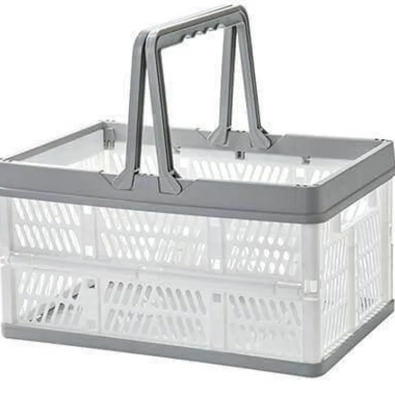 The Decor Haven Küche & Esszimmer|Gadgets Für Zuhause-Zusammenklappbarer Einkaufskorb – Faltbare Tragetasche für einfaches Tragen