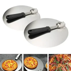 Tom Küche & Esszimmer-Zusammenklappbarer Pizzaschieber aus Edelstahl, unverzichtbares Werkzeug für Hobbybäcker und Pizzaliebhaber