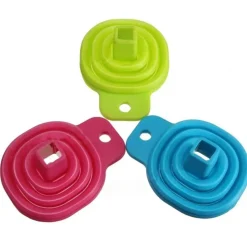 The Decor Haven Küche & Esszimmer-Zusammenklappbarer Trichterbehälter – Praktisches faltbares Küchenwerkzeug