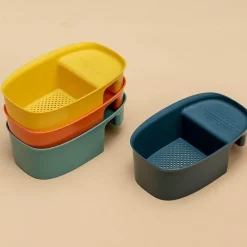 The Culinary Kit Küche & Esszimmer-Zusammenklappbares Küchenspülensieb – Abflusskorb zum Auffangen von Essensresten