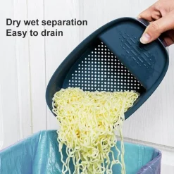 The Culinary Kit Küche & Esszimmer-Zusammenklappbares Küchenspülensieb – Abflusskorb zum Auffangen von Essensresten